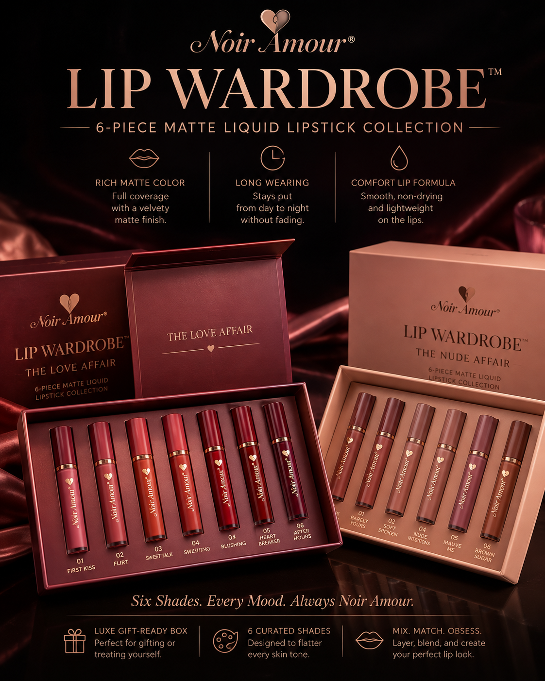 Noir Amour Lip Wardrobe