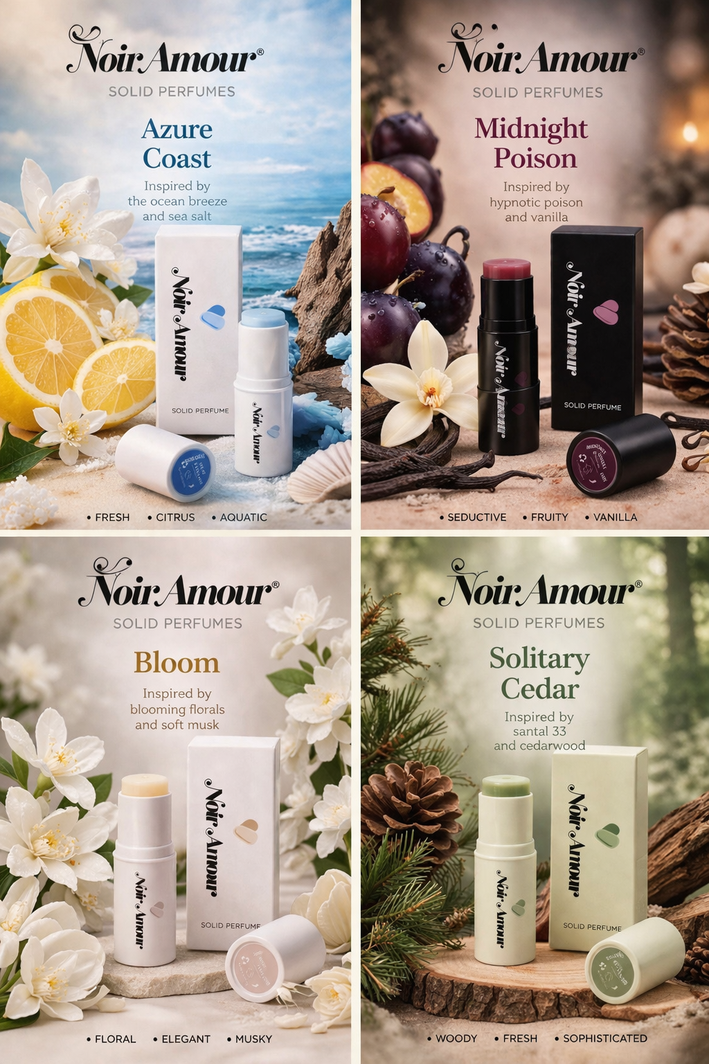 Noir Amour Solid Perfume
